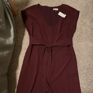 Burgundy Jumpsuit